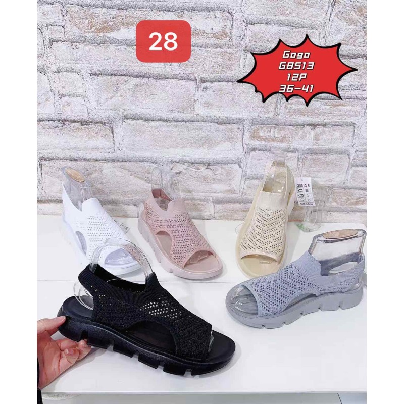 Buty Sandały Damskie  (36-41,12par) Kolor Jak na zdzięciu