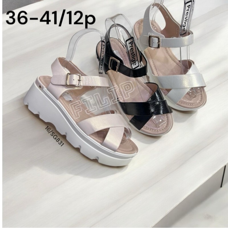 Buty Sandały Damskie (36-41,12par) Kolor Jak na zdzięciu
