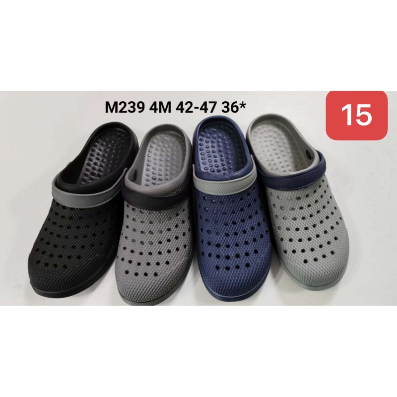 Buty Klapki MĘSKIE (42-47, 24par)Kolor Jak na zdzięciu