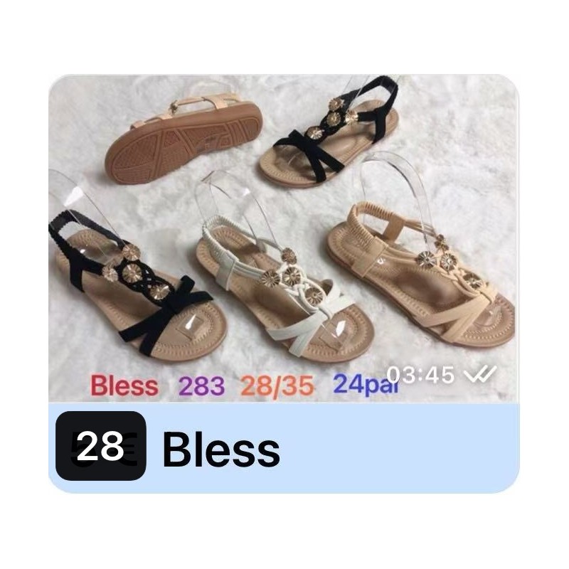 Buty Sandały Damskie (36-41,12par) Kolor Jak na zdzięciu