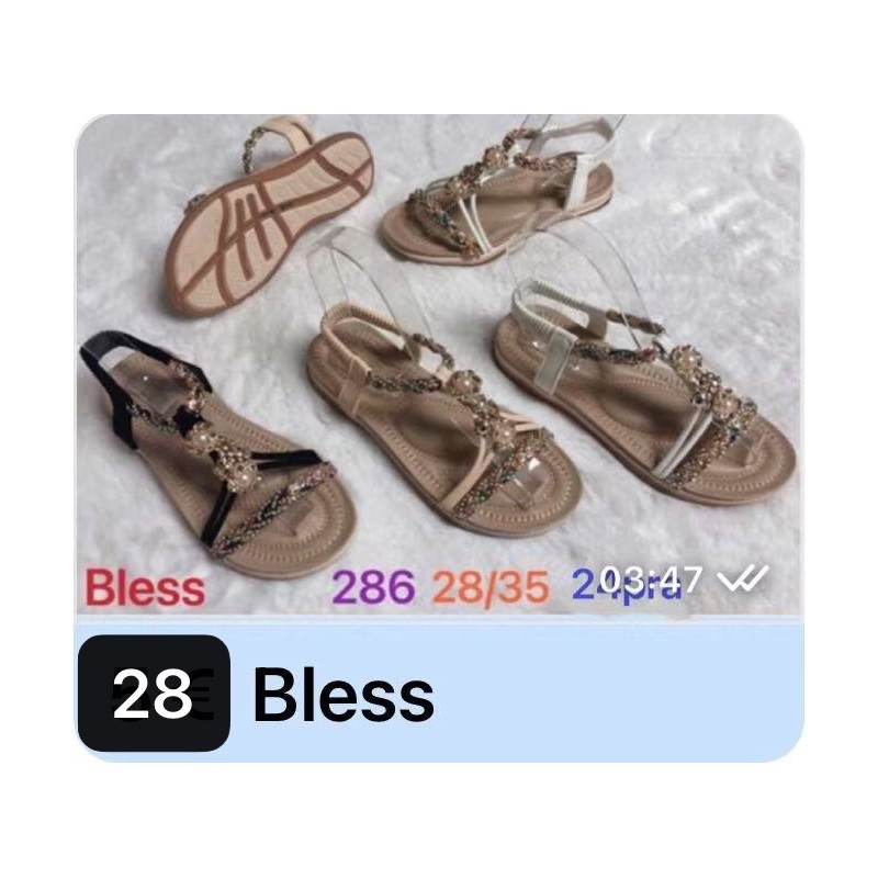 Buty Sandały Damskie (36-41,12par) Kolor Jak na zdzięciu