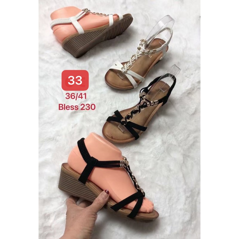 Buty Sandały Damskie (36-41,12par) Kolor Jak na zdzięciu