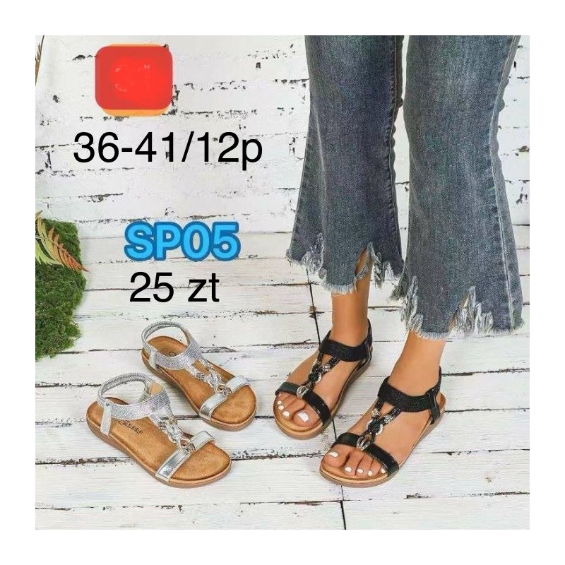 Buty Sandały Damskie (36-41,12par) Kolor Jak na zdzięciu