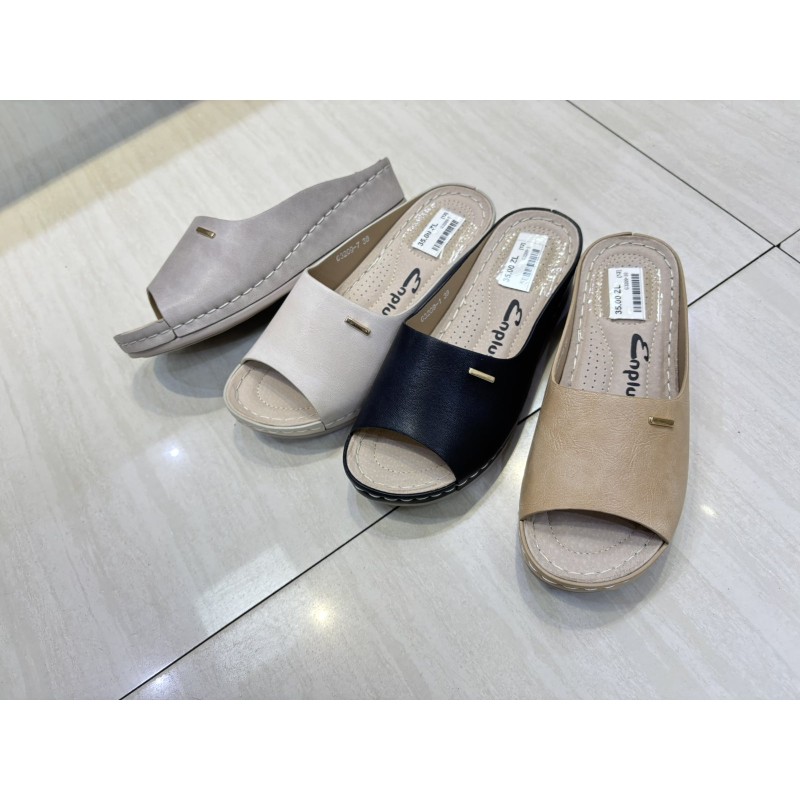 Buty Klapki Damskie (36-41 ,12par) Kolor Jak na zdzięciu