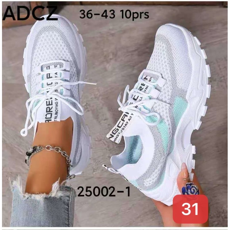 Buty Sportowe Damskie (36-43,10par) Kolor Jak na zdzięciu