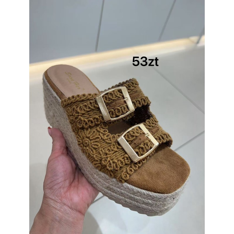 Buty Klapki Damskie (36-41, 12par)Kolor Jak na zdzięciu