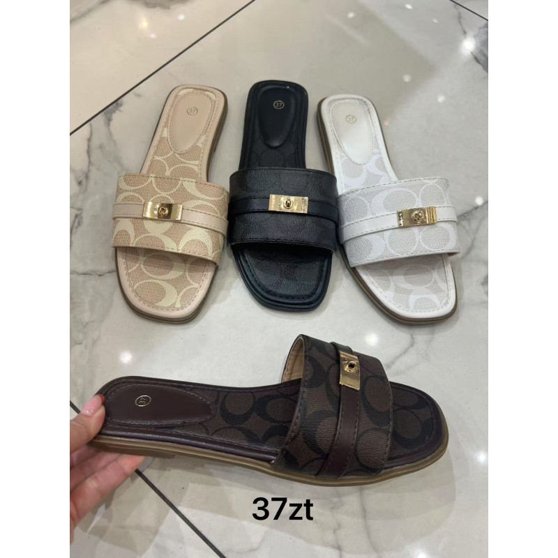 Buty Klapki Damskie (36-41, 12par)Kolor Jak na zdzięciu