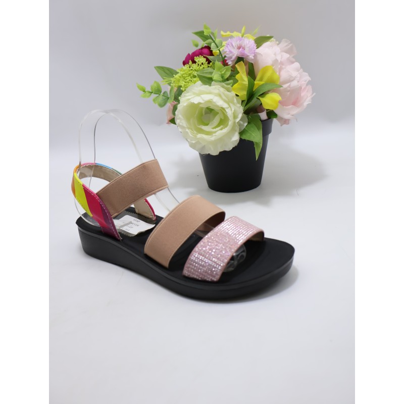 SANDAŁY DAMSKIE. Size: 36/41 (12 par/paczka) Kolor jak na zdzięciu