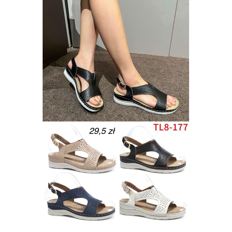 Buty Sandały Damskie (36-41,12par) Kolor Jak na zdzięciu