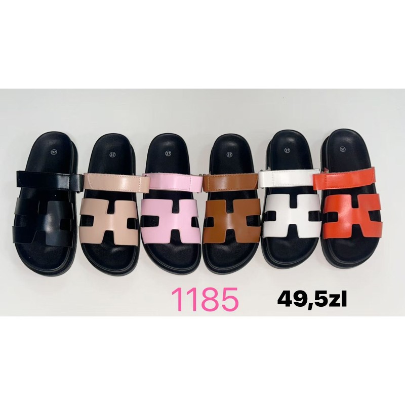Buty Klapki Damskie (36-41,12par) Kolor Jak na zdzięciu