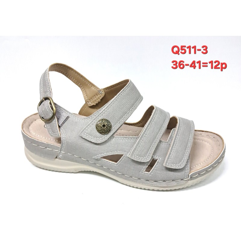 Buty Sandały Damskie (36-41,12par) Kolor Jak na zdzięciu