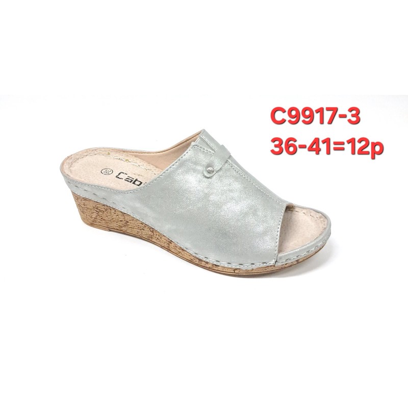 Buty Klapki Damskie (36-42,12par)Kolor Jak na zdzięciu