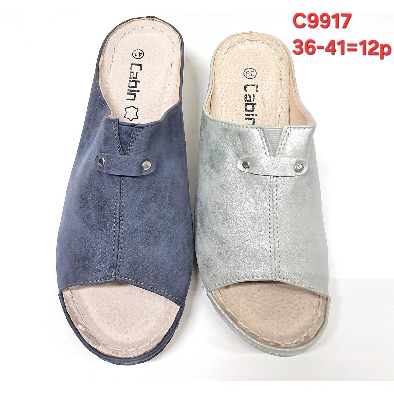 Buty Klapki Damskie (36-42,12par)Kolor Jak na zdzięciu
