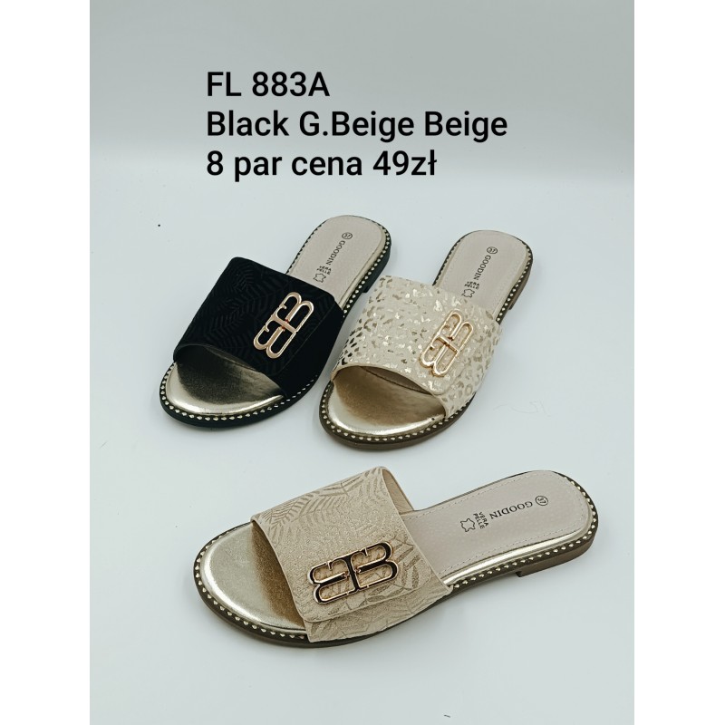 Buty Klapki Damskie (36-41,8par) Kolor Jak na zdzięciu