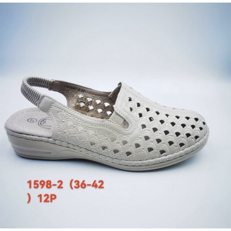 Buty Baleriny Damskie (36-42,12par) Kolor Jak na zdzięciu