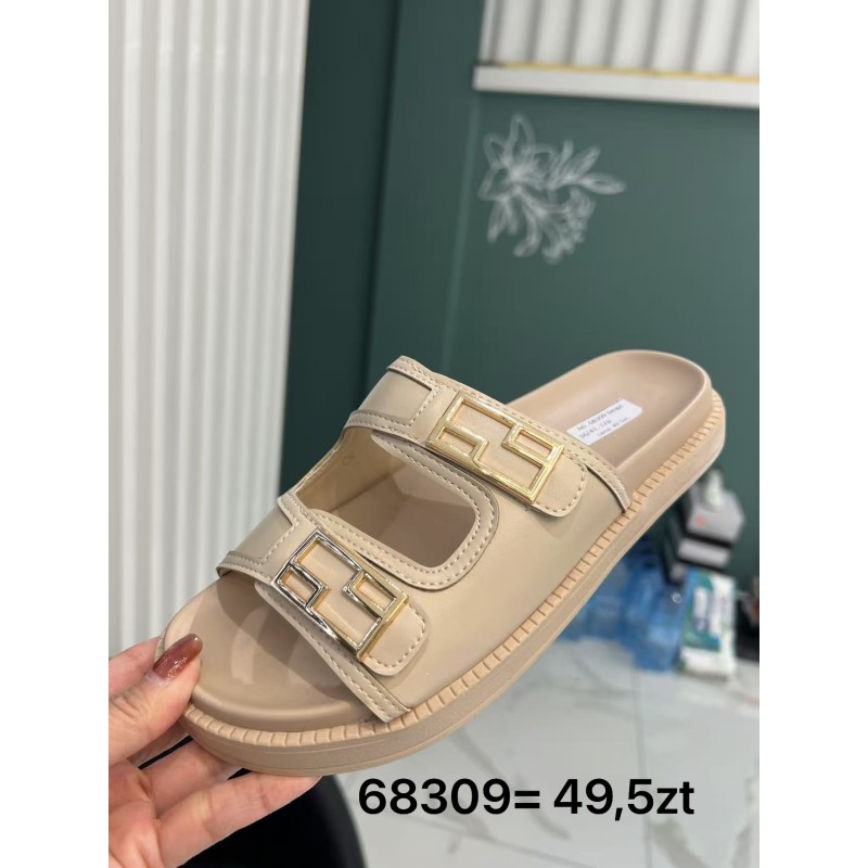 Buty Klapki Damskie (36-41,12par) Kolor Jak na zdzięciu