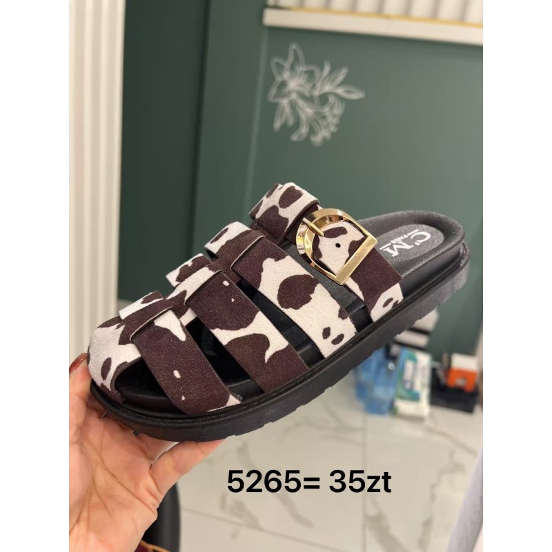 Buty Klapki Damskie (36-41,12par) Kolor Jak na zdzięciu
