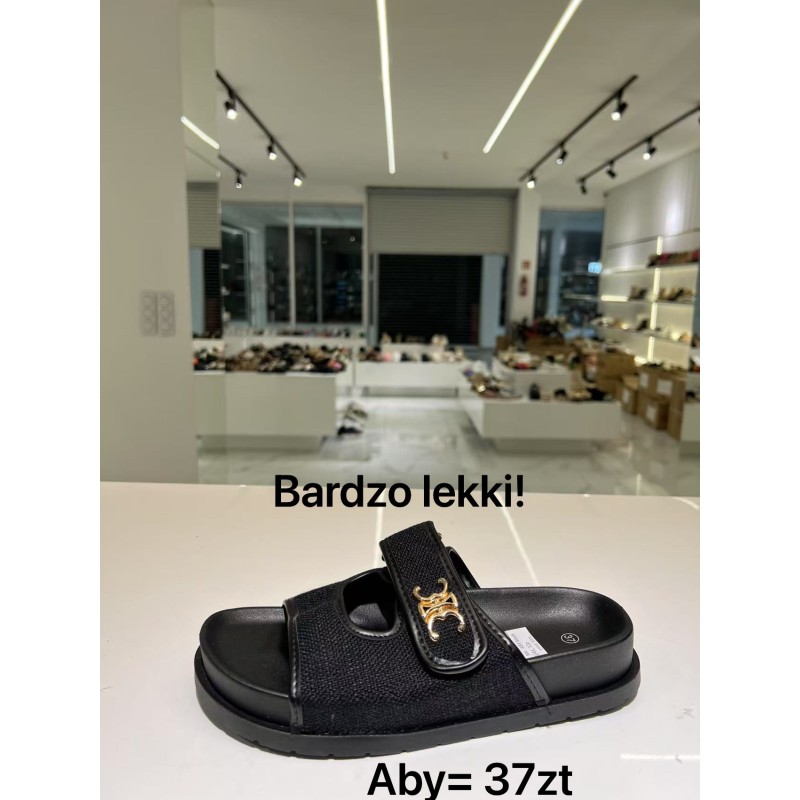 Buty Klapki Damskie (36-41,12par) Kolor Jak na zdzięciu