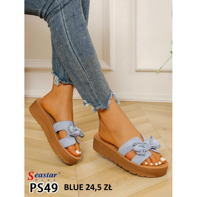 Buty Klapki Damskie (36-41,12par) Kolor Jak na zdzięciu