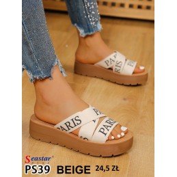 Buty Klapki Damskie...
