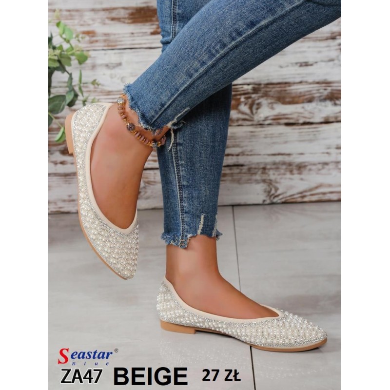 Buty Baleriny Damskie (36-41,12par) Kolor Jak na zdzięciu
