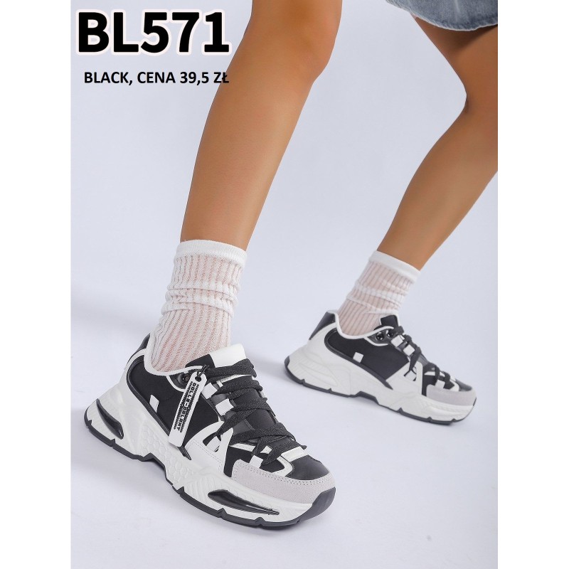 Buty Sportowe Damskie(36-41,12par) Kolor Jak na zdzięciu