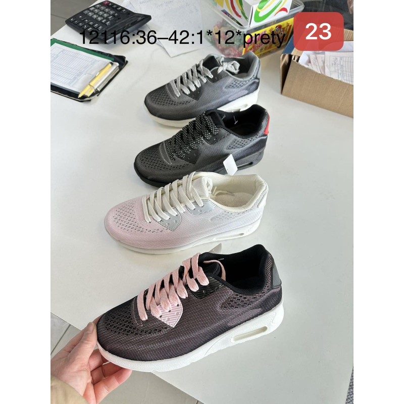 Buty Sportowe Damskie(36-42,12par) Kolor Jak na zdzięciu