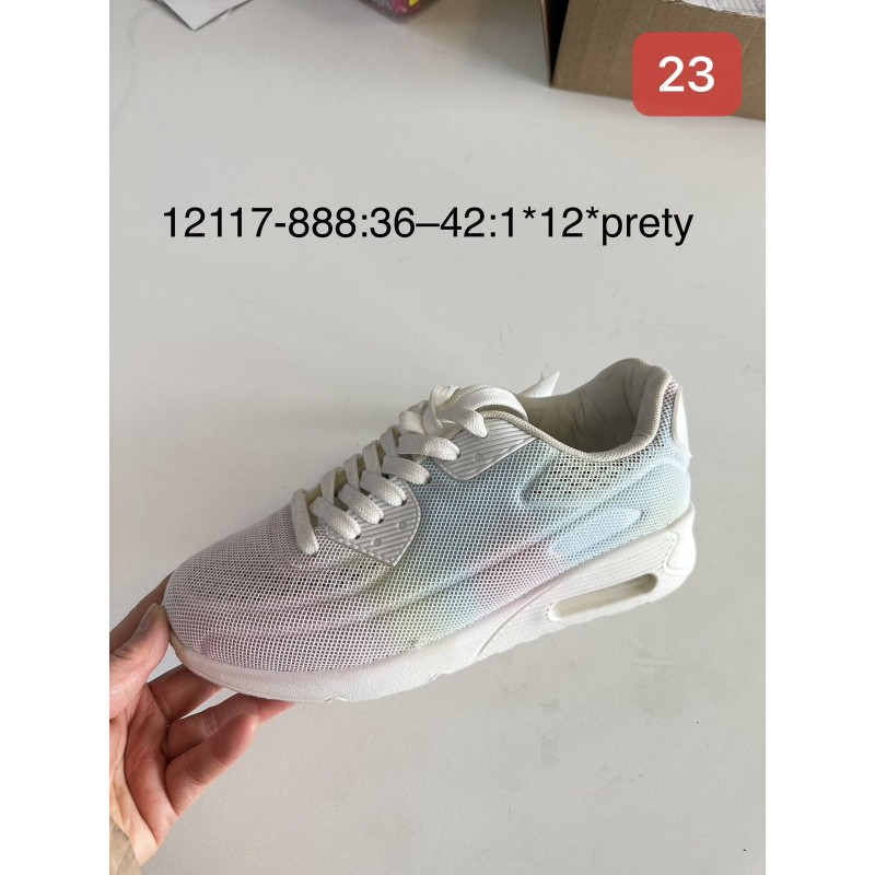 Buty Sportowe Damskie(36-42,12par) Kolor Jak na zdzięciu