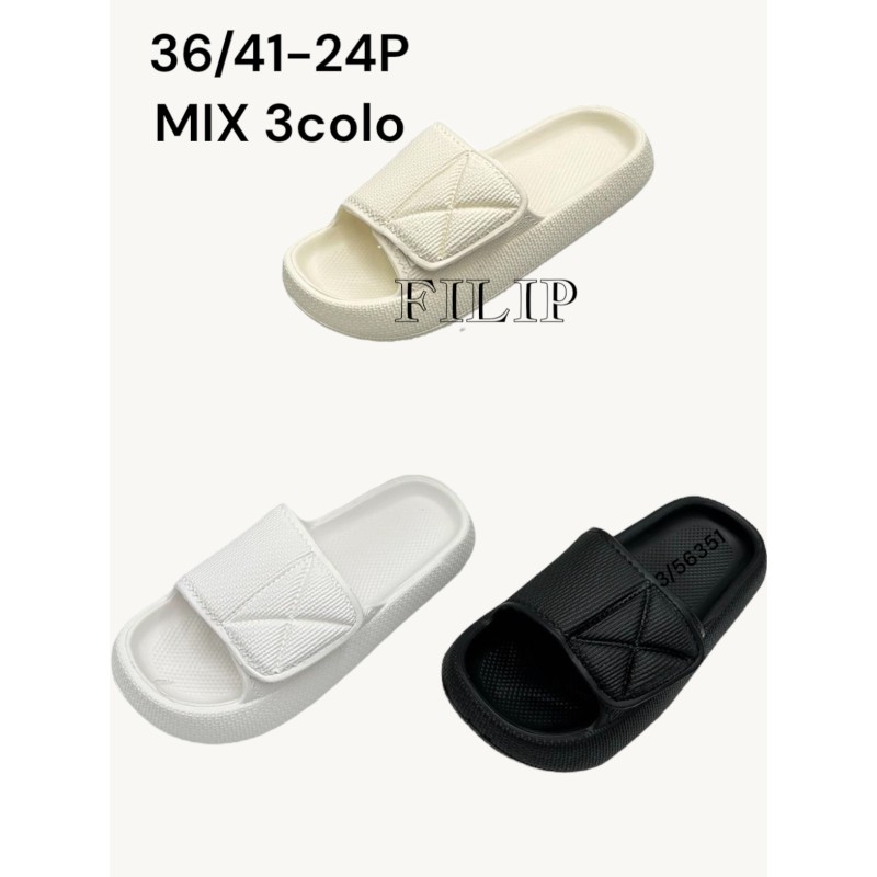 Buty Klapki Damskie (36-41,24par) Kolor Jak na zdzięciu