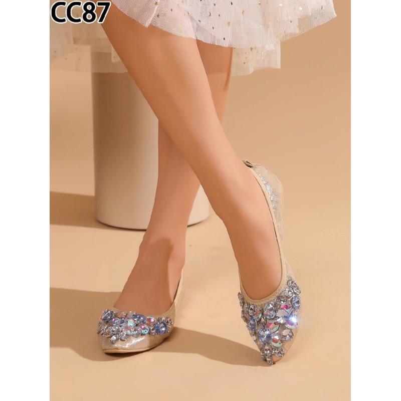 Buty Baleriny Damskie(36-41,12par) Kolor Jak na zdzięciu