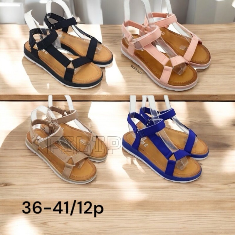 Buty Sandały Damskie (36-41,12par) Kolor Jak na zdzięciu