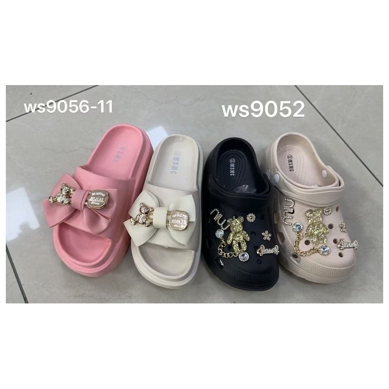 Buty Klapki Damskie(36-41,12par) Kolor Jak na zdzięciu