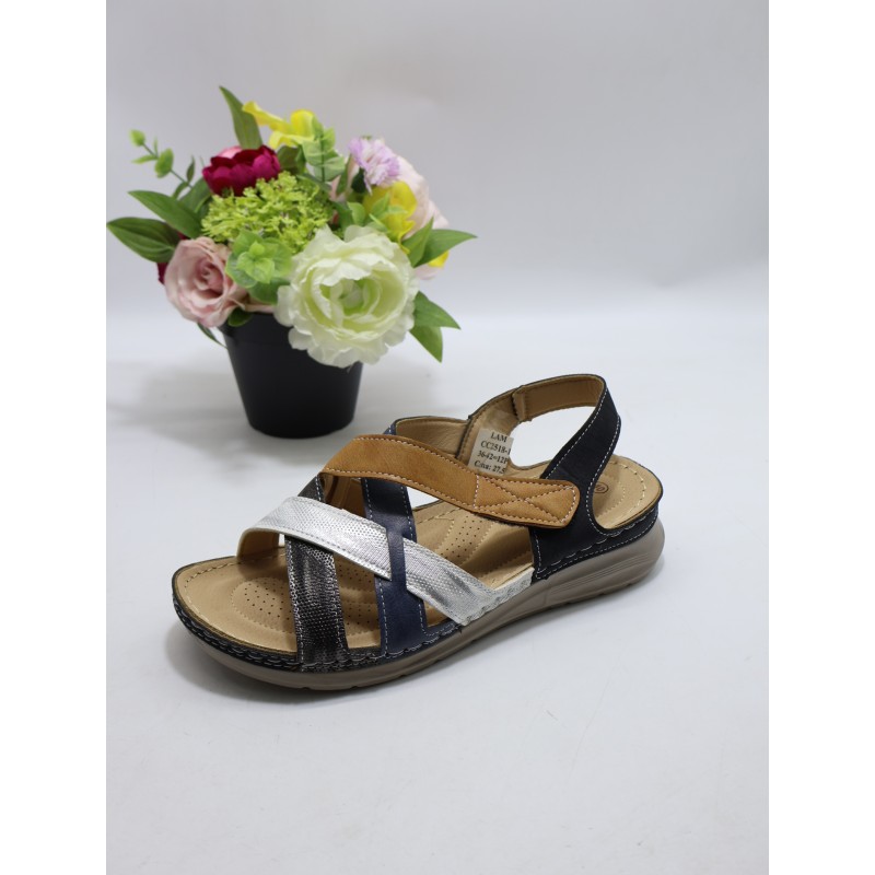 SANDAŁY DAMSKIE. Size: 36/42 (12 par/paczka) Kolor jak na zdzięciu