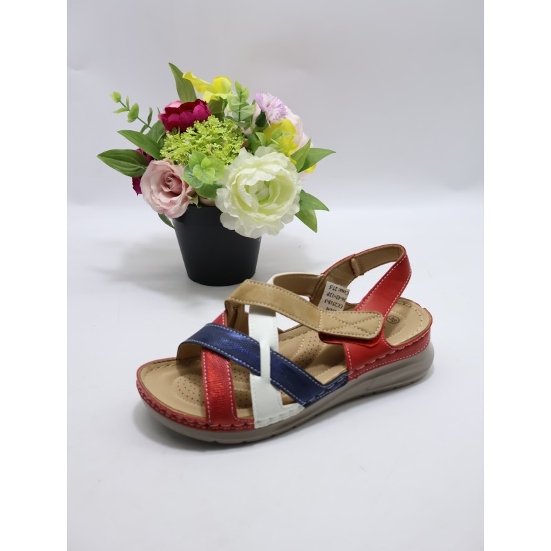 SANDAŁY DAMSKIE. Size: 36/42 (12 par/paczka) Kolor jak na zdzięciu