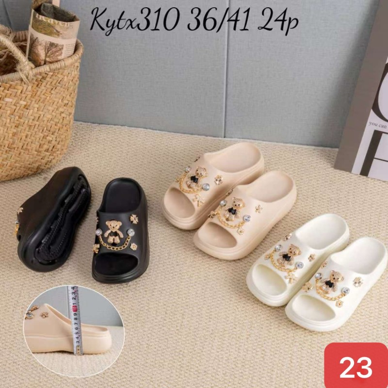 Buty Klapki Damskie (36-41,24par) Kolor Jak na zdzięciu