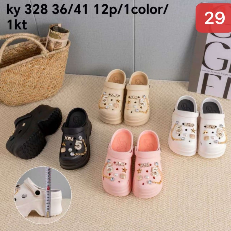 Buty Klapki Damskie (36-41,24par) Kolor Jak na zdzięciu