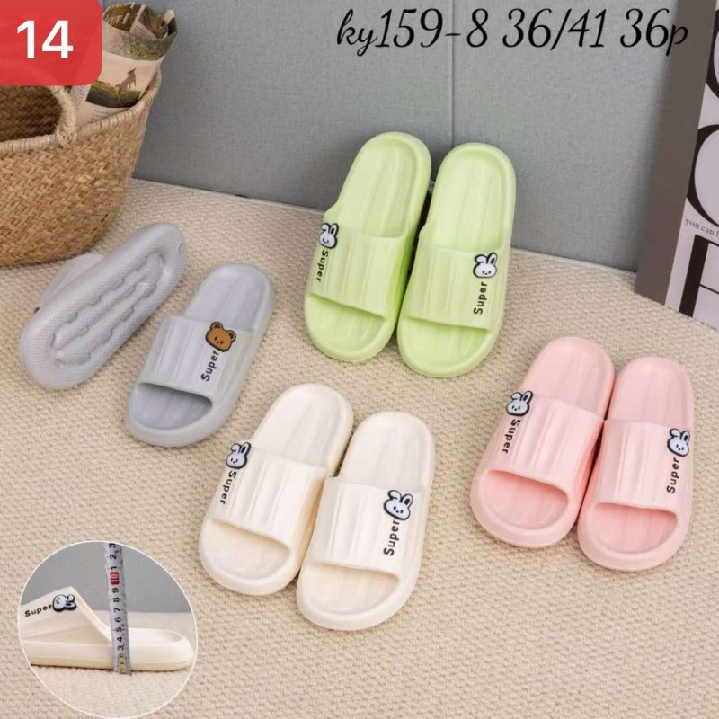 Buty Klapki Damskie (36-41,36par) Kolor Jak na zdzięciu