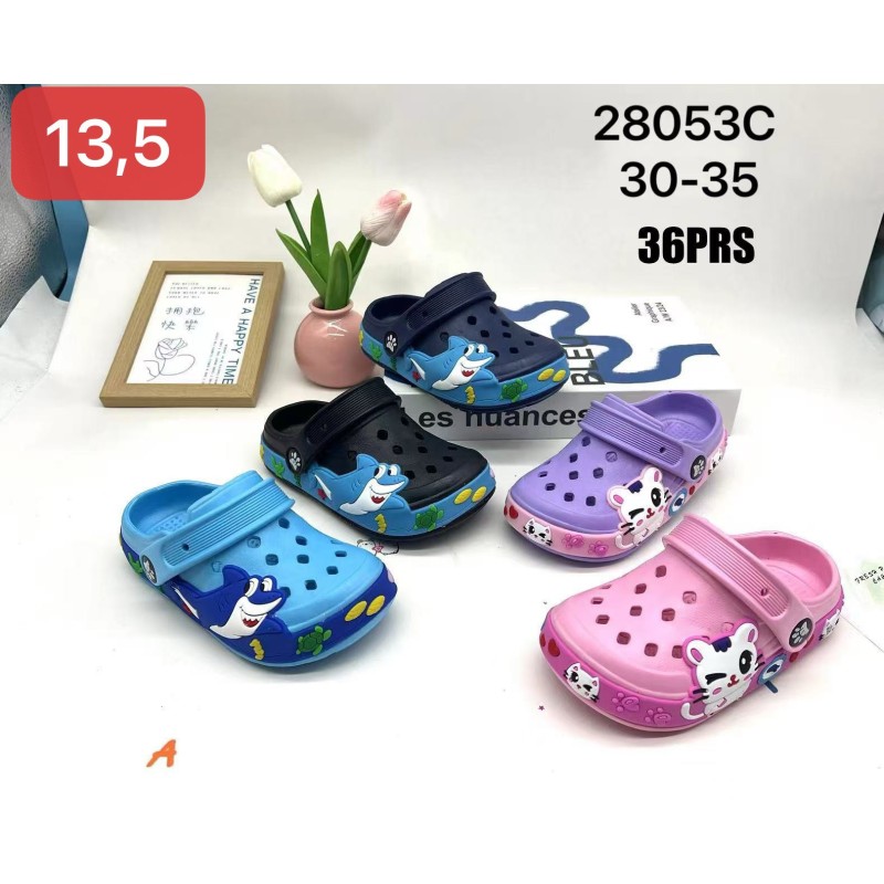 Buty Klapki Dziecięce (30-35,36par) Kolor Jak na zdzięciu