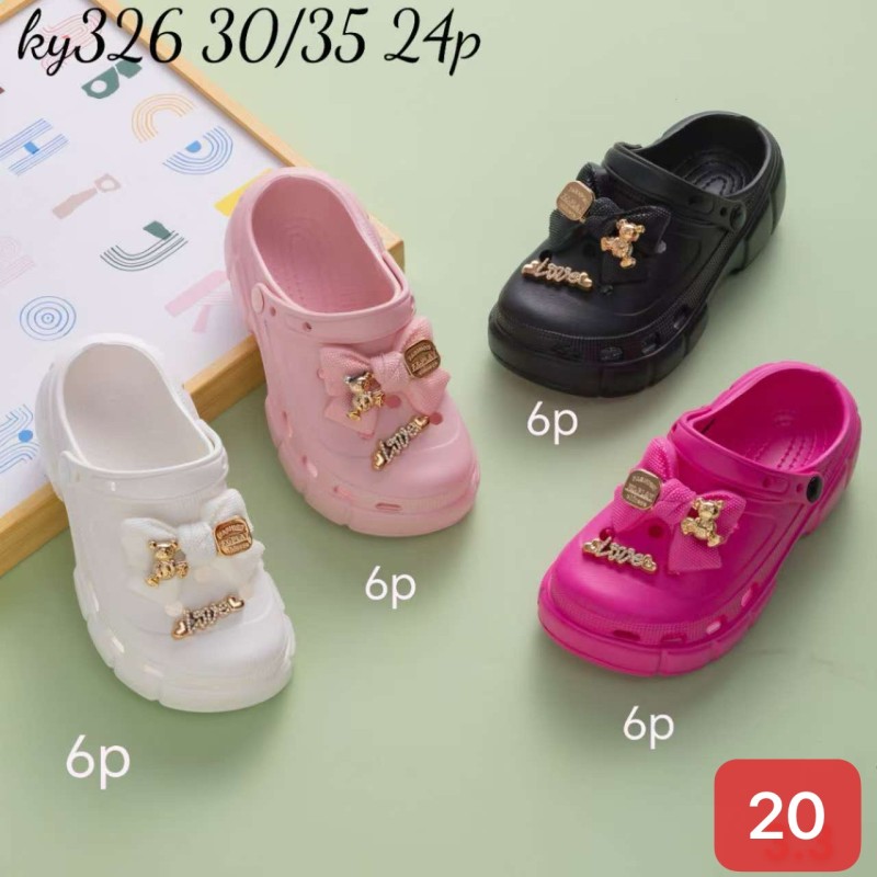 Buty Klapki Dziecięce (30-35,24par) Kolor Jak na zdzięciu