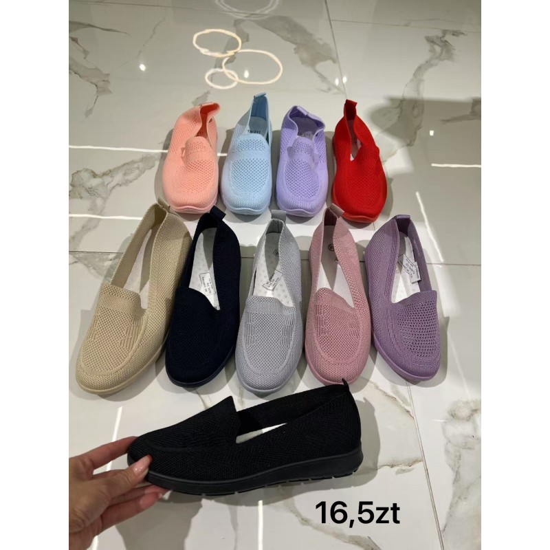 Buty Baleriny Damskie (36-41,12par) Kolor Jak na zdzięciu