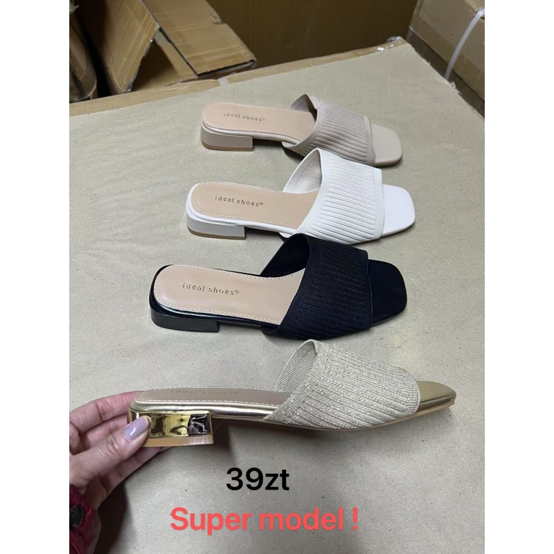 Buty Klapki Damskie (36-41,12par) Kolor Jak na zdzięciu