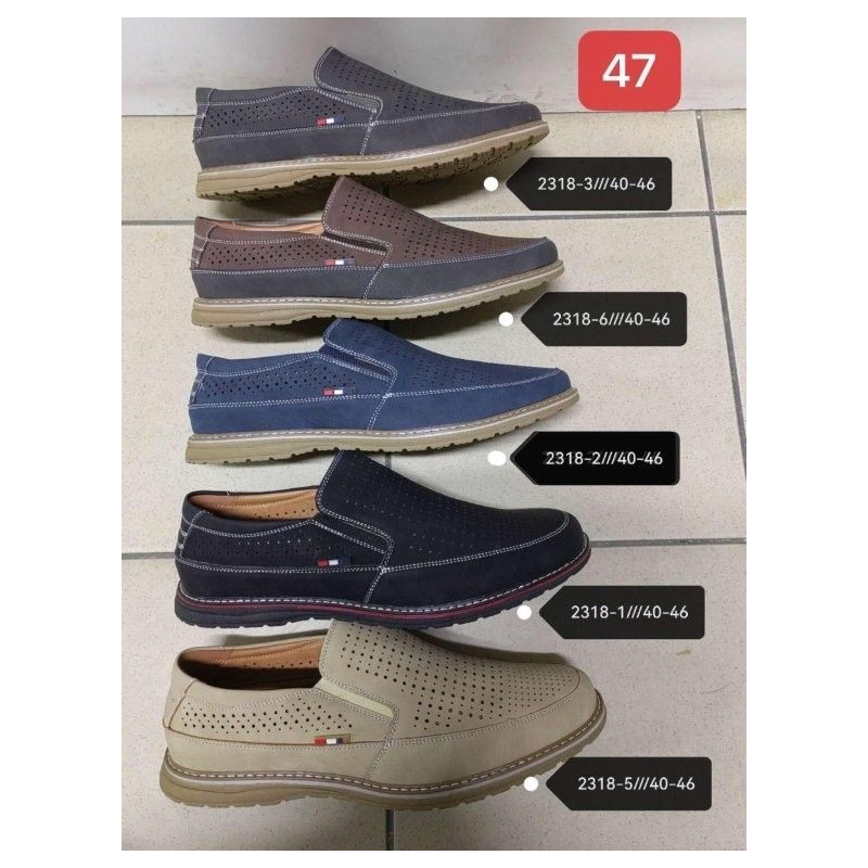 Buty Półbuty MĘSKIE (40-46,12par)Kolor Jak na zdzięciu