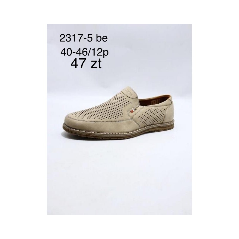 Buty Półbuty MĘSKIE (40-46,12par)Kolor Jak na zdzięciu