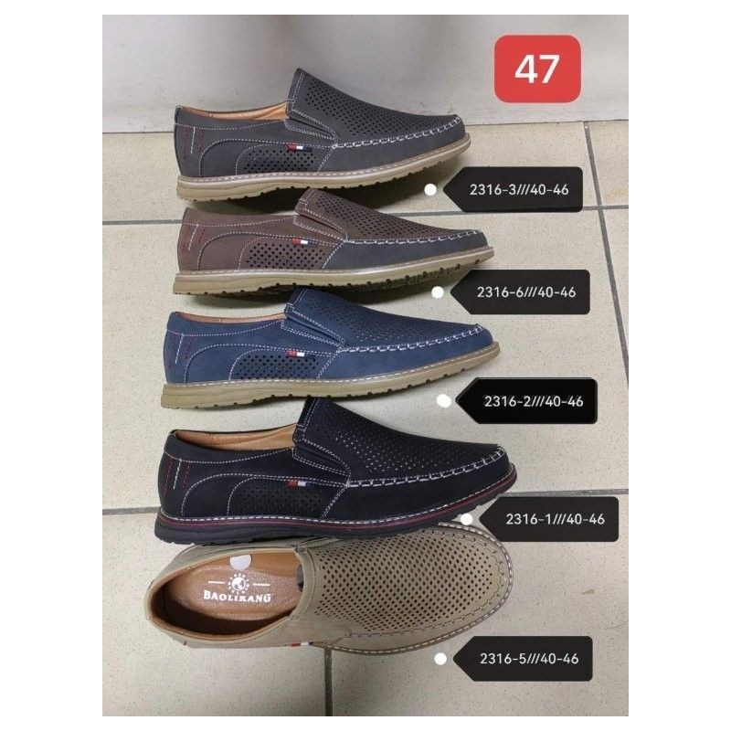 Buty Półbuty MĘSKIE (40-46,12par)Kolor Jak na zdzięciu