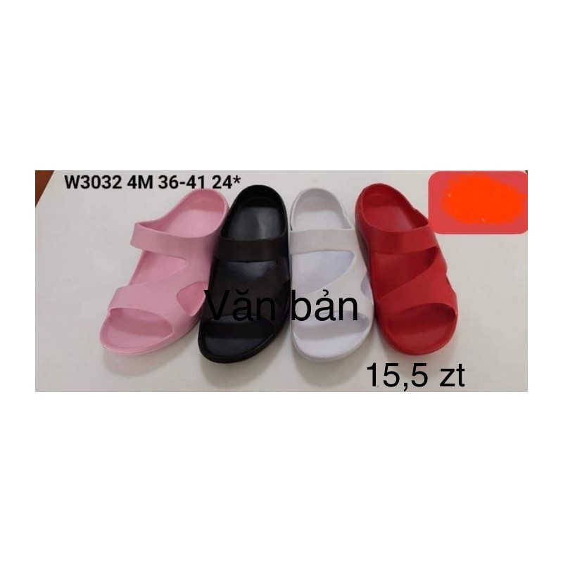 Buty Klapki Damskie (36-41,12par)Kolor Jak na zdzięciu