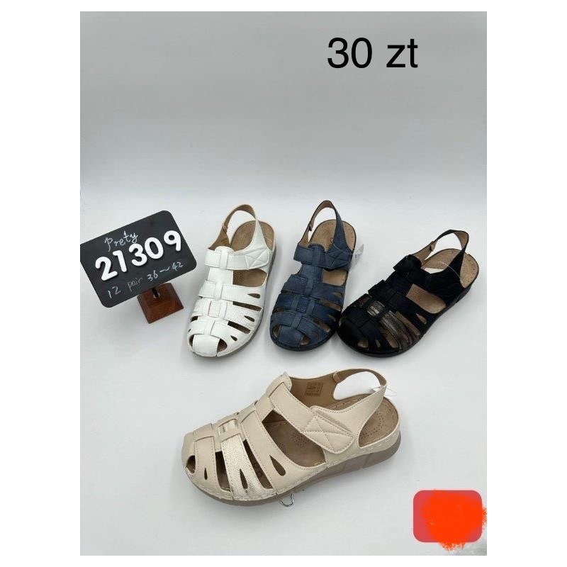 Buty Sandały Damskie (36-42,12par)Kolor Jak na zdzięciu