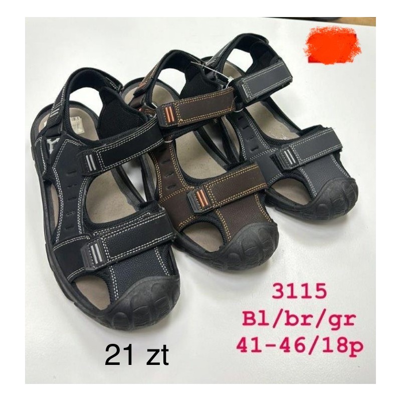 Buty Sandały MĘSKIE  (41-46,18par)Kolor Jak na zdzięciu