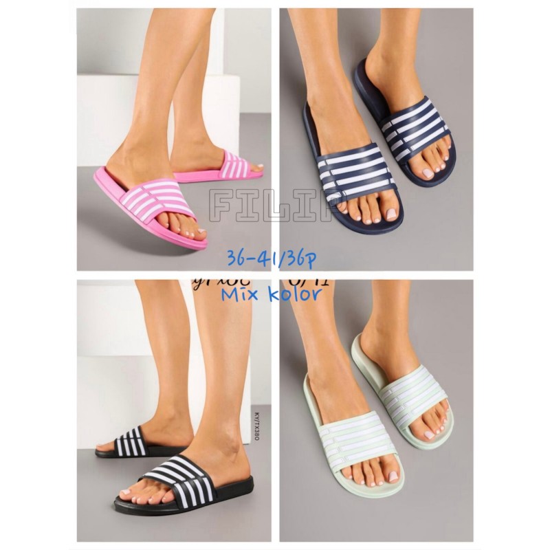Buty Klapki Damskie (36-41,24par)Kolor Jak na zdzięciu