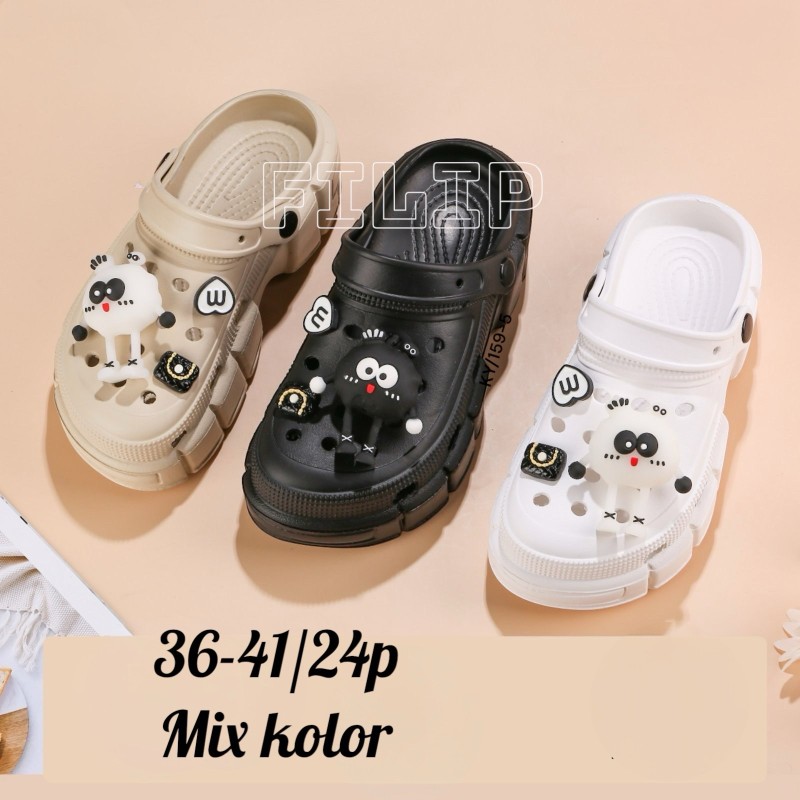 Buty Klapki Damskie (36-41,24par)Kolor Jak na zdzięciu
