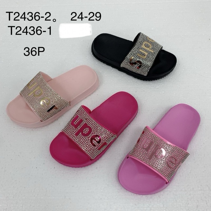 Buty Klapki Dziecięce(24-29,36par)Kolor Jak na zdzięciu